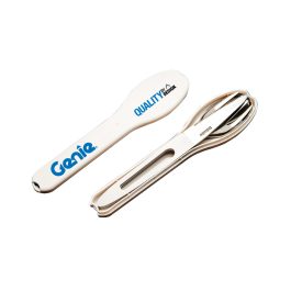 Metal cutlery set, with ABS box ‘Calgary’